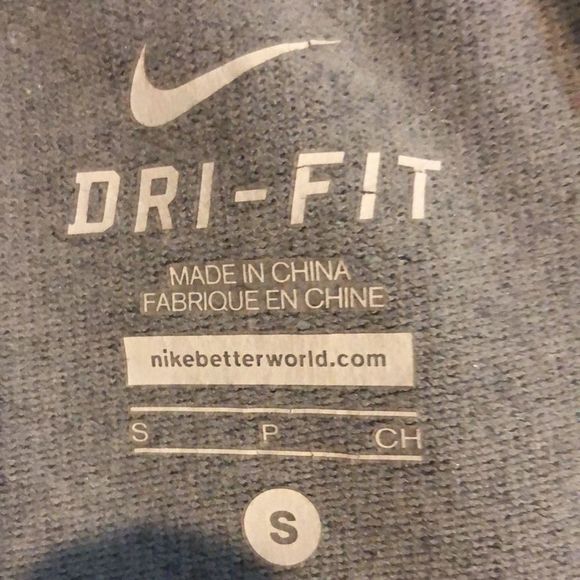 Nike Dri-Fit Size S Uptown Epic Crew Charcoal Grey Pullover Top Women's - Picture 9 of 10